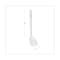 Boardwalk Toilet Brushes, 10 in L Handle, White, Plastic, 12 in L Overall, 25 PK BWK00170 - alternate 7